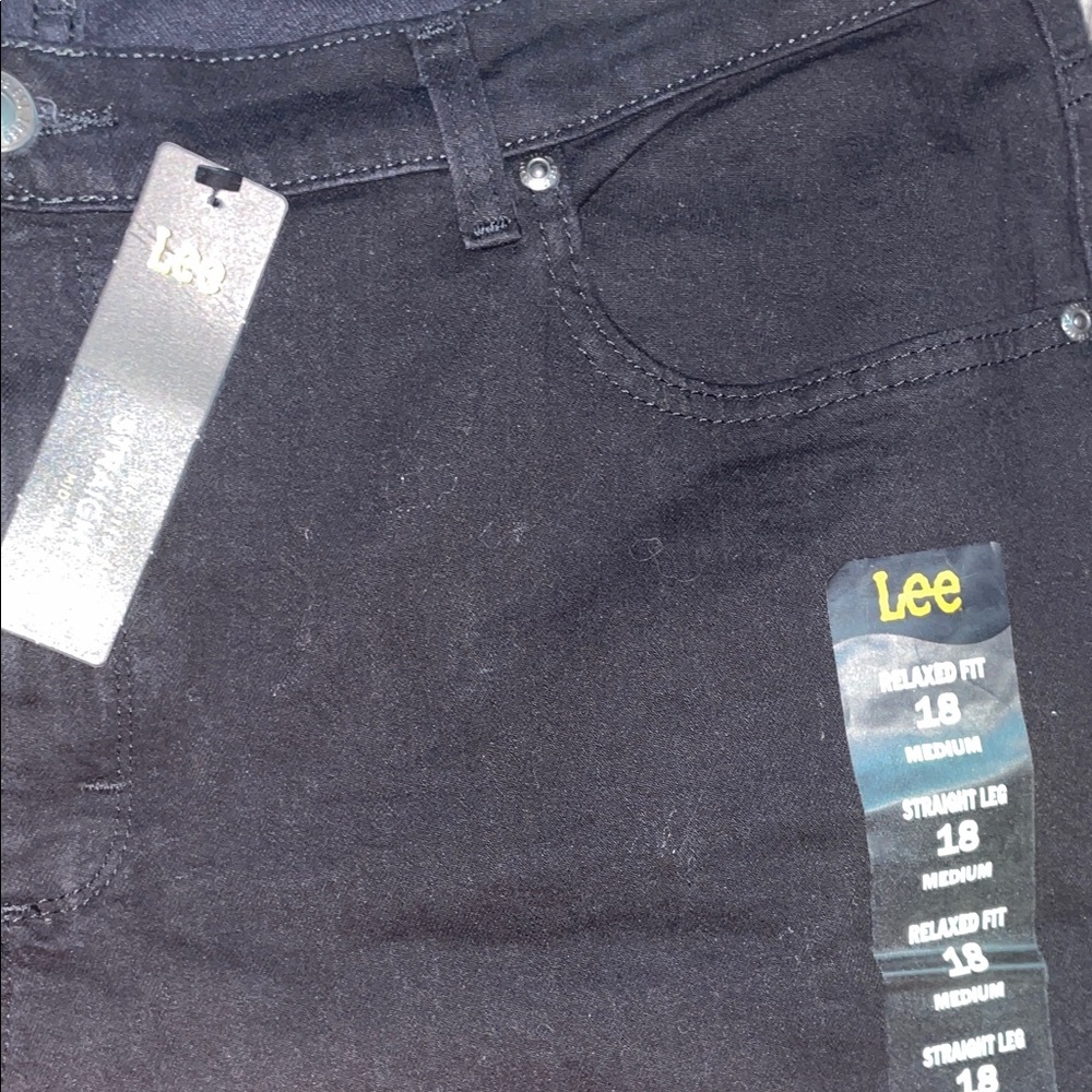 🔵Lee Women's Straight Leg Jeans - Black - Picture 3 of 3